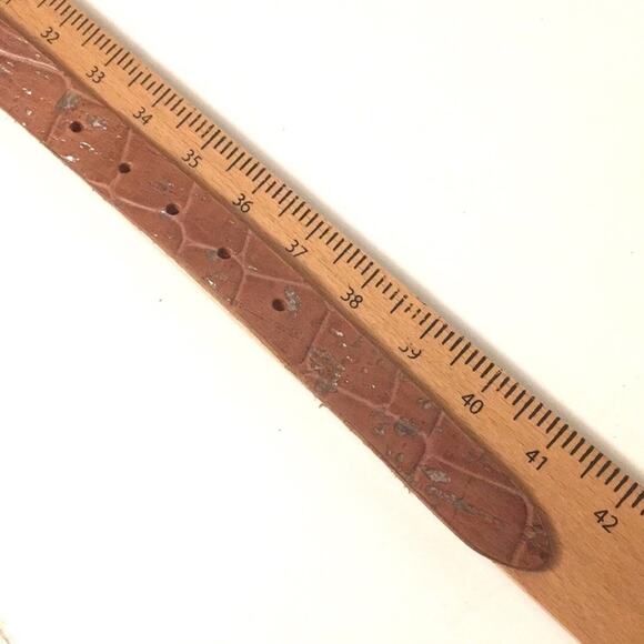 - GARUGLIERI Leather Belt made in Italy NWOT - SIZE  L = LARGE main image 4